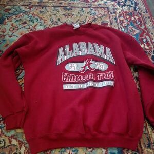 Vintage Franklin Alabama Crimson Tide Atheltics Crewneck Sweatshirt X-Large